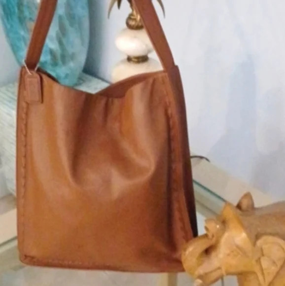 GORGEOUS VERY RARE BRAIDED VINTAGE LARGE COACH WEST END HOBO BAG - Picture 4 of 17